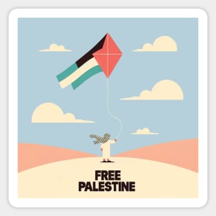 Free Palestine - Soaring Hopes Sticker